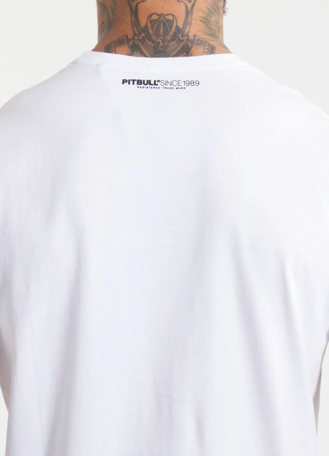Koszulka męska T-Shirt Pitbull Casino biała