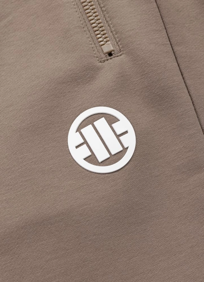 Spodenki szorty dresowe męskie Pitbull Nugget Small Logo brązowe