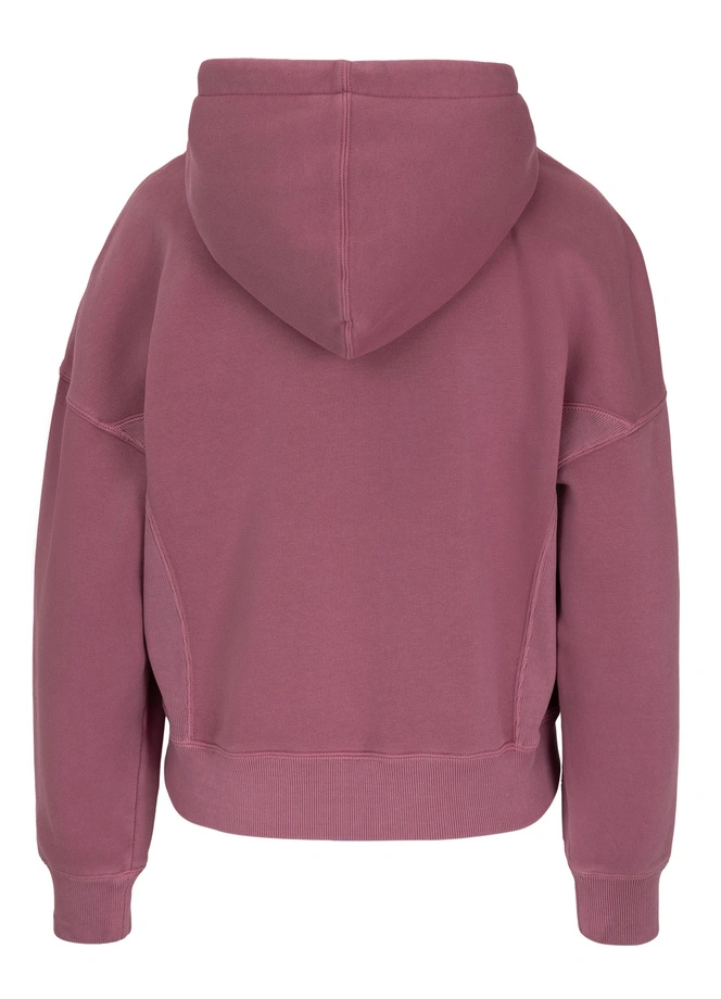 Bluza damska z kapturem Pitbull Manzanita Heart ZIP Washed różowa