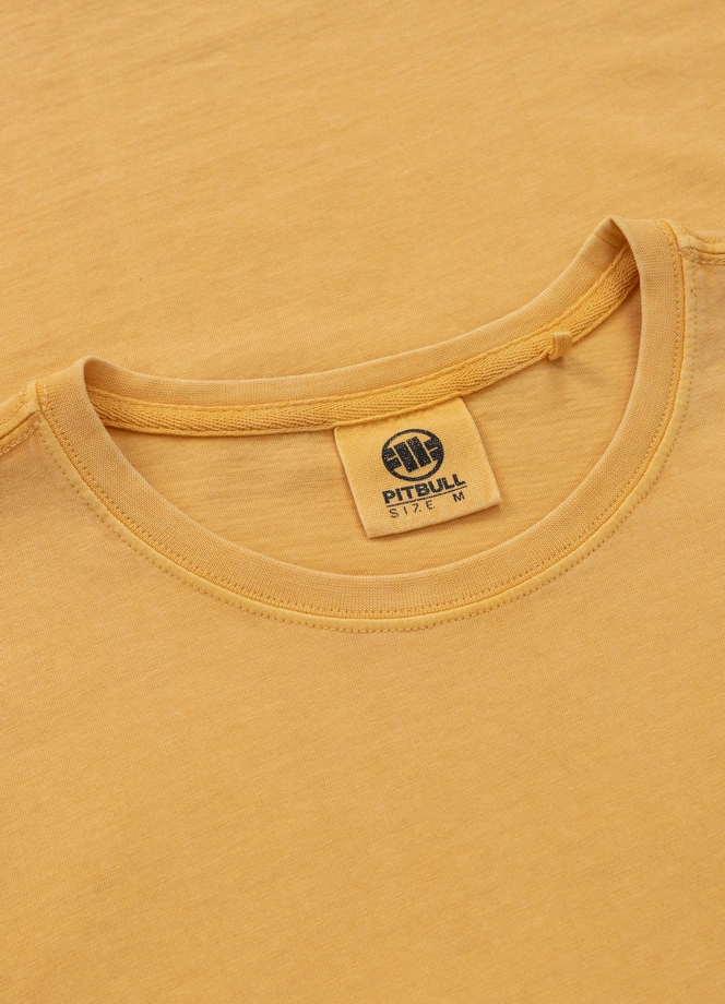 Koszulka męska T-Shirt Pit Bull Pitbull Denim Washed Oceanside 25 żółta