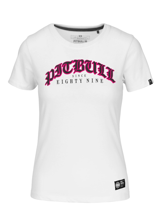 Koszulka damska T-shirt Pit Bull Tattoo biała