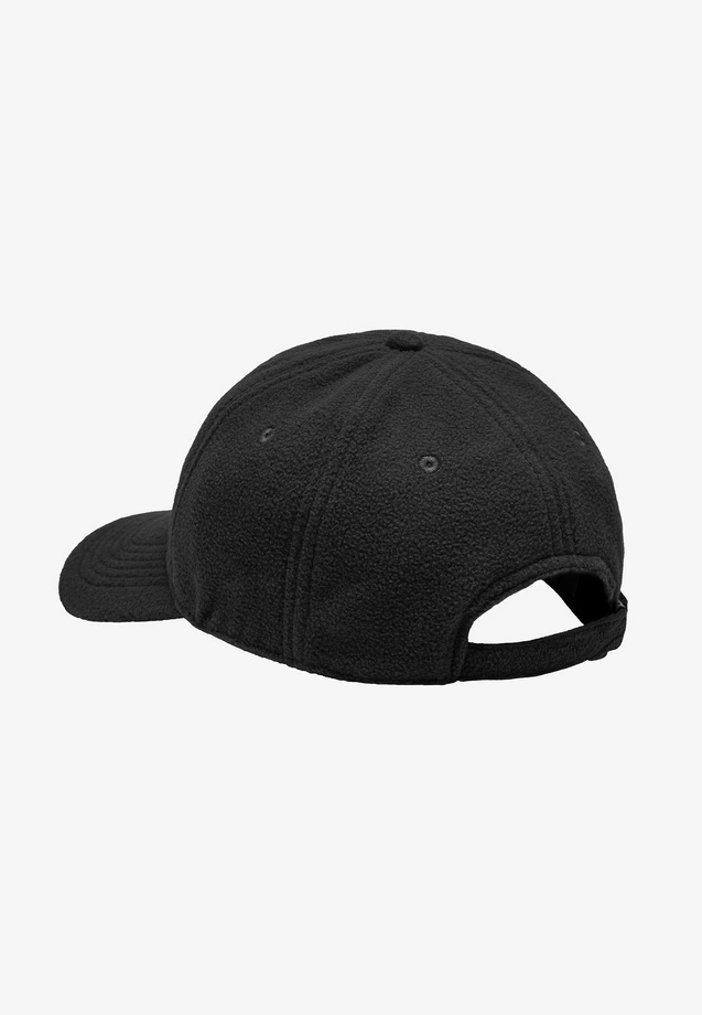 Czapka z daszkiem polarowa Prosto Fleece czarna