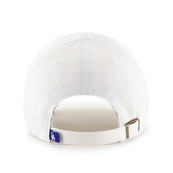Czapka z daszkiem 47 Brand Los Angeles Dodgers Clean Up biała