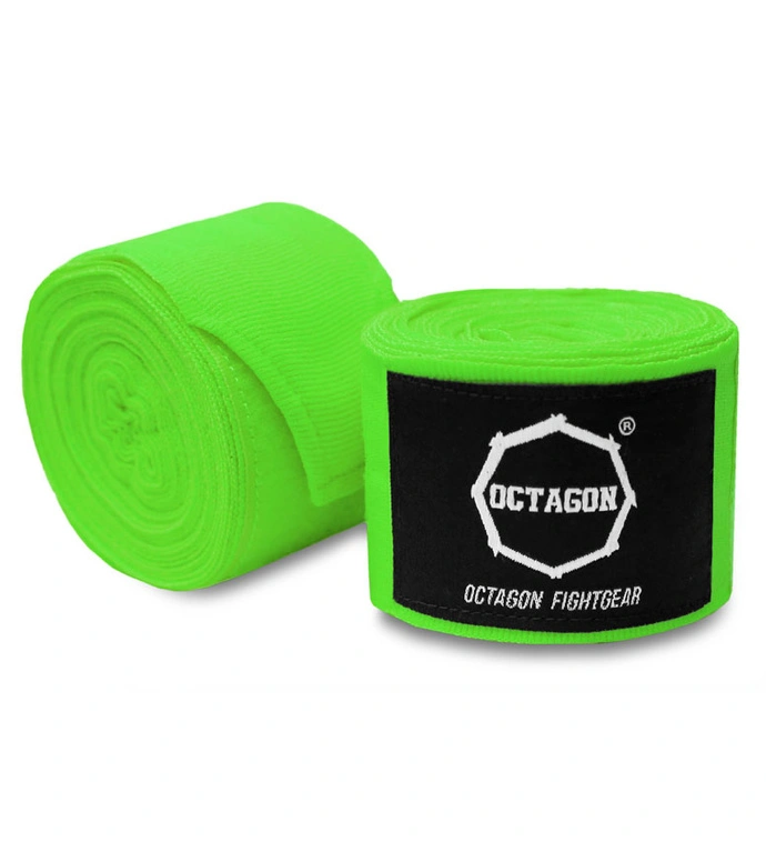 Owijki/Bandaże bokserskie Octagon Fightgear Standard 3m jasno zielone