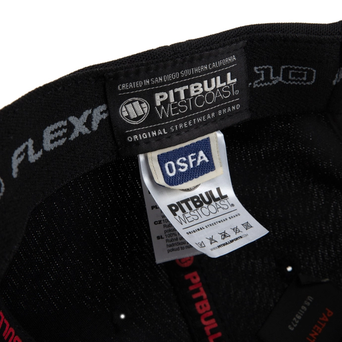 Czapka Snapback Pit Bull Pitbull Classic Seascape Print czarno/czerwona