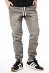Spodnie męskie jeans jogger Jigga Wear Crown grey/green