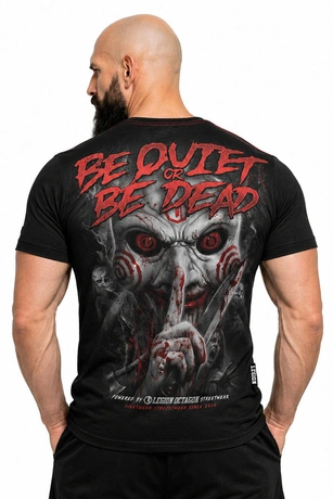 Koszulka męska T-shirt Octagon Be Quiet or Be Dead 2026 czarna
