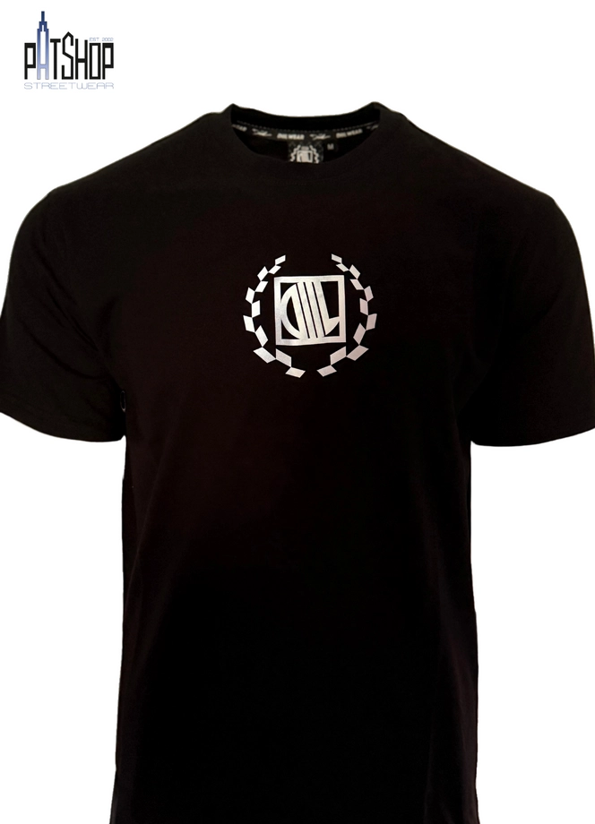 Koszulka męska t-shirt Diil Laur Odblask czarna