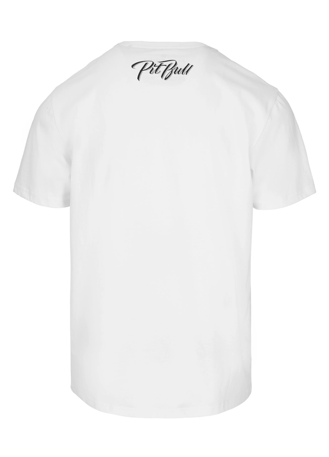 Koszulka męska T-Shirt Pit Bull Pitbull El Jeffe biała