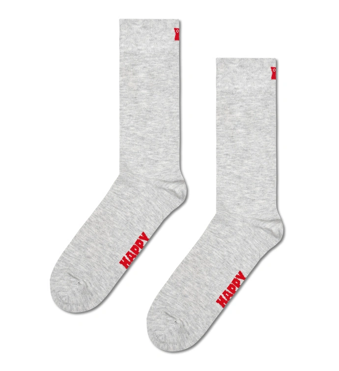 Skarpety Happy Socks 3-Pack Solid Socks niebieskie/szare/pomarańczowe