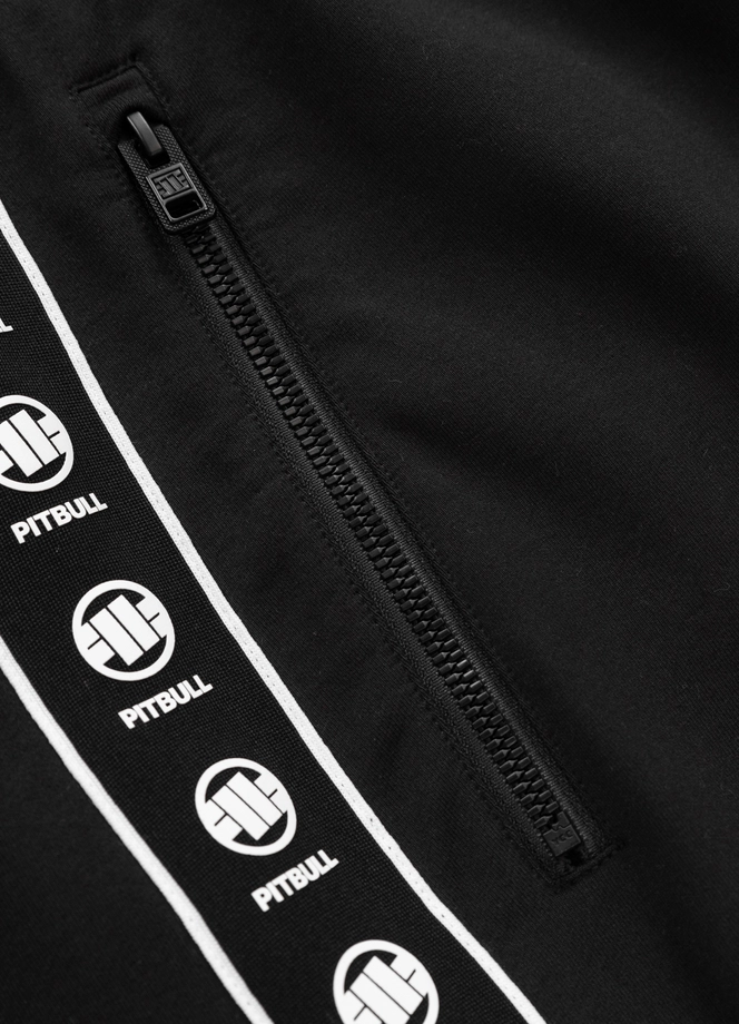 Spodnie męskie dresowe Pitbull Pit Bull Tape Nugget czarne