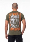 Koszulka męska T-Shirt Pitbull West Coast Blacky oliwkowa zielona