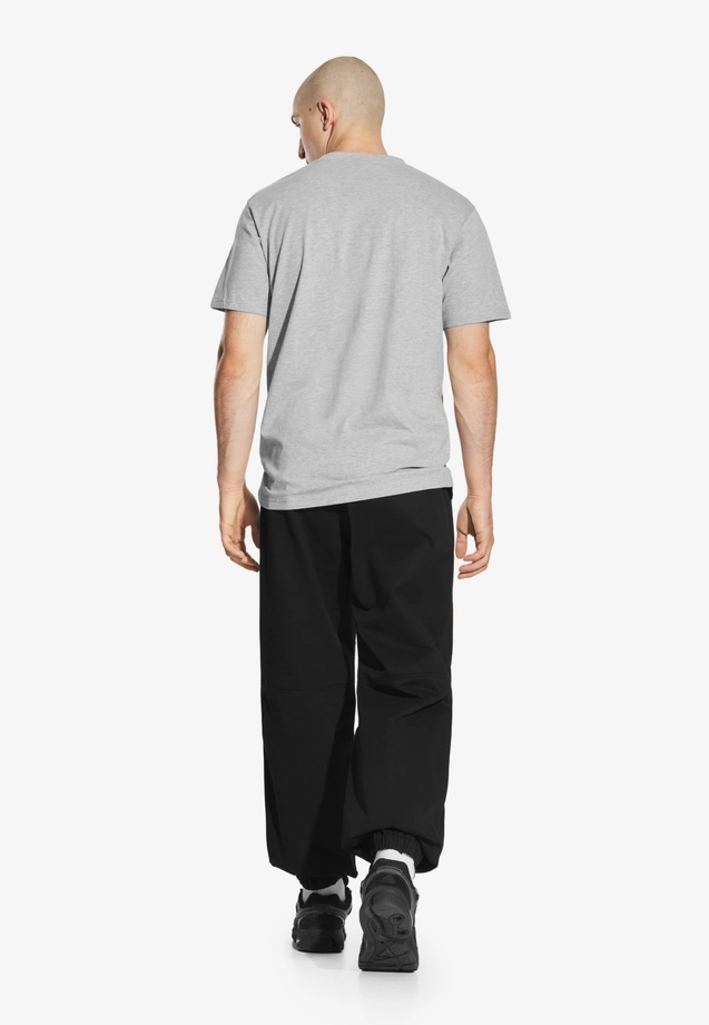 Spodnie męskie Jogger Jeans Baggy Prosto Slate czarne