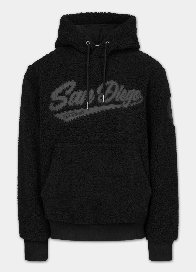 Bluza męska z kapturem Pit Bull Galaxy czarna