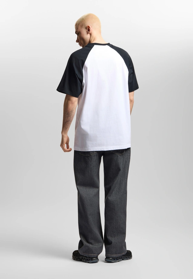 Koszulka męska t-shirt oversize Prosto Harvard biała