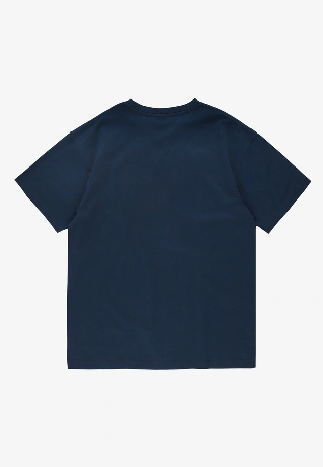 Koszulka męska t-shirt Prosto Runner granatowa
