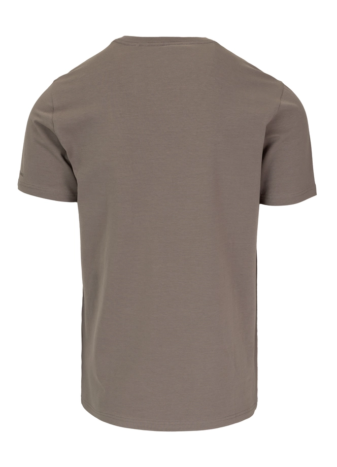 Koszulka męska T-Shirt Pit Bull Pitbull USA CAL Slim Fit taupe