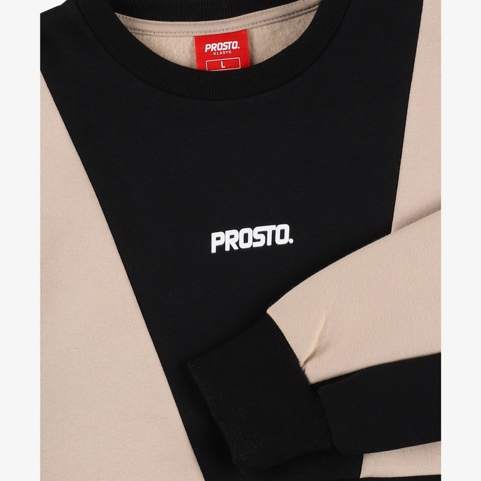 Bluza męska Prosto Klasyk Snazz crewneck czarna