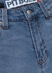Spodenki szorty jeans męskie Pitbull Classic Wash Hornblend niebieskie