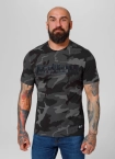 Koszulka męska T-Shirt Pit Bull Pitbull Classic Boxing Slim Fit czarna camo
