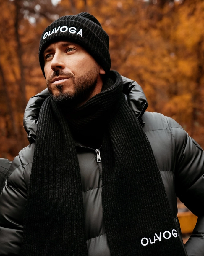 Szalik Olavoga Unisex Vivamito czarny