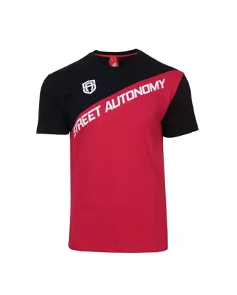Koszulka męska t-shirt Street Autonomy Cosmic czarna/czerwona
