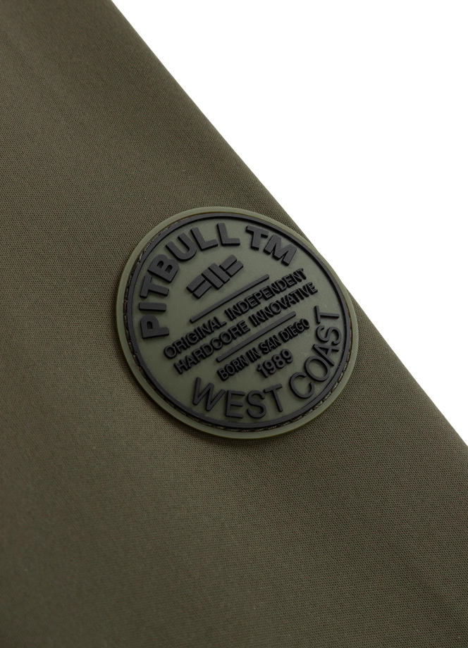 Kurtka męska przejściowa wiosenna Pit Bull Roxton Hooded zielona