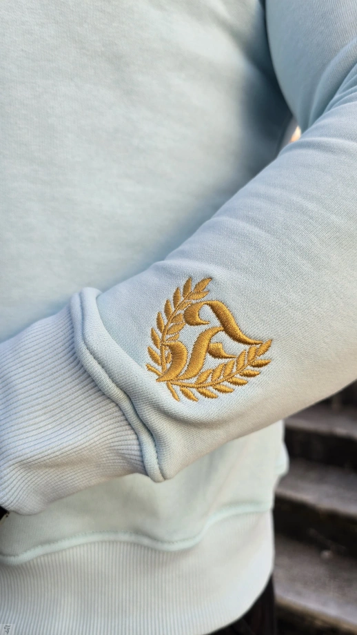 Bluza męska z zamkiem Furia Basic niebeska