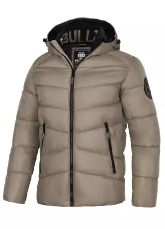 Kurtka zimowa męska Pit Bull West Coast Mobley Jacket beżowa
