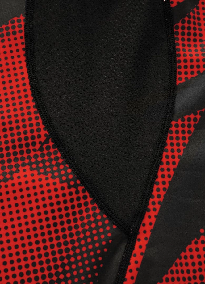 Koszulka rashguard Pit Bull Shortsleeve Dot Camo 2 czerwona