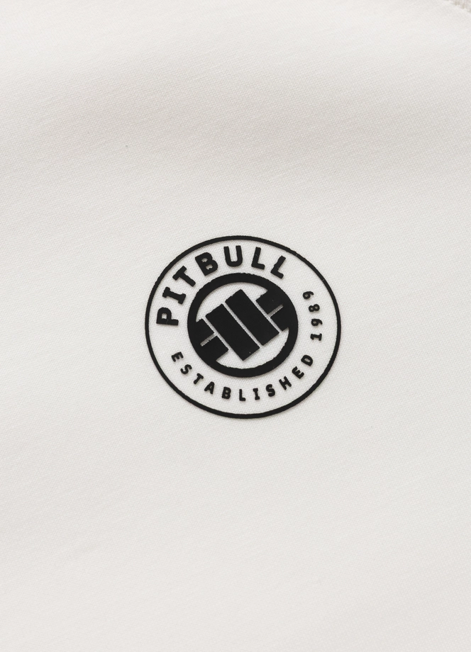 Bluza męska rozpinana z kapturem Pit Bull Dogwood biała