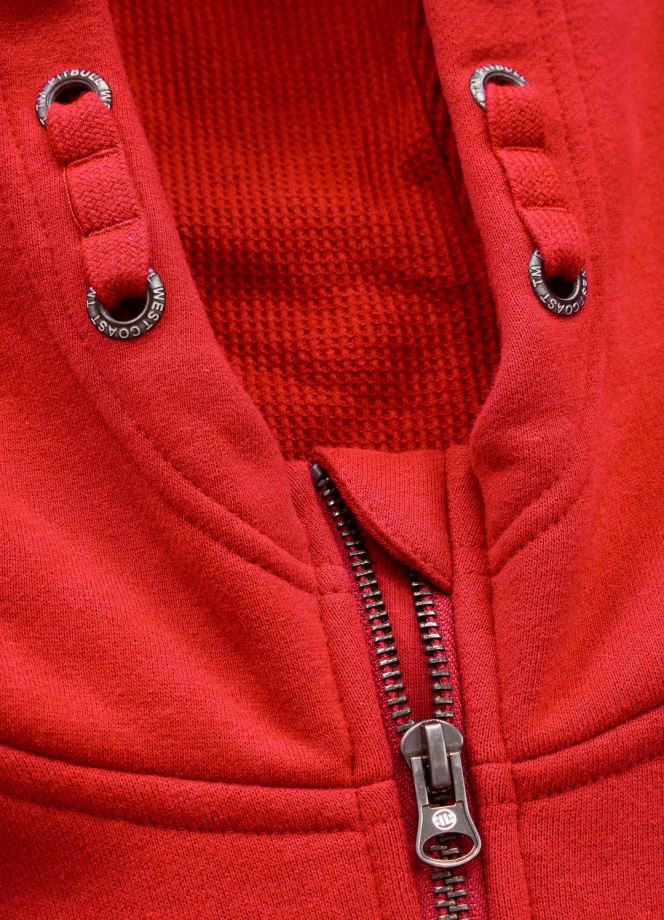 Bluza dziecięca Pit Bull Hilltop Hooded Pitbull czerwona