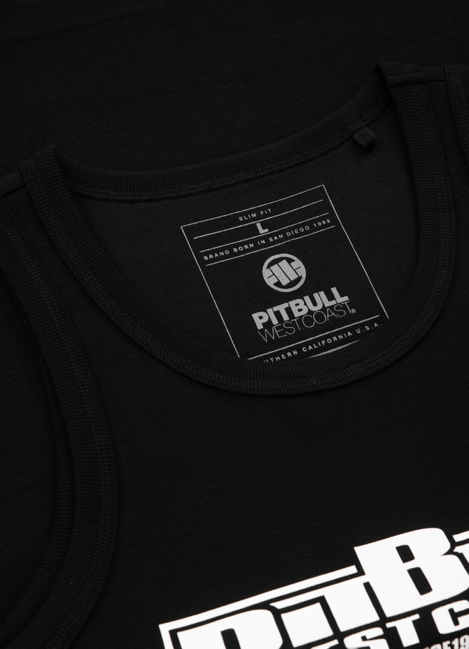 Koszulka męska tank top Pit Bull Pitbull Boxing czarny