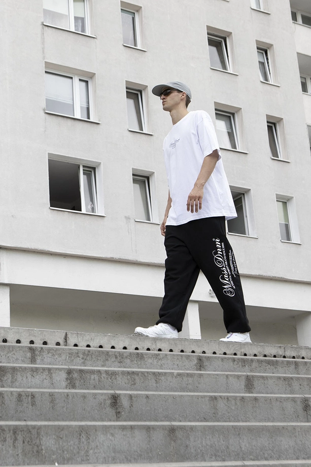 Koszulka męska t-shirt Mass Dnm Authentic biała