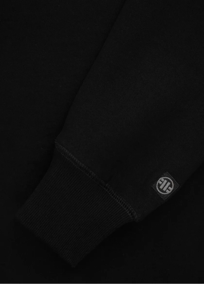 Bluza męska bez kaptura Pitbull Pit Bull Classic Logo czarna