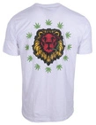 Koszulka T-shirt Dudek P56 Prorok Rasta Lion white