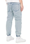 Spodnie męskie Jogger Jeans Mass Denim Signature 2.0 '25 jasno niebieskie