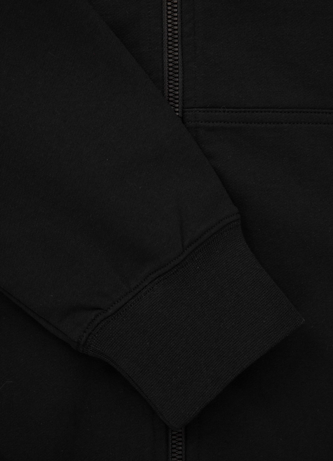 Bluza męska rozpinana z kapturem Pitbull Small Logo Nugget czarna