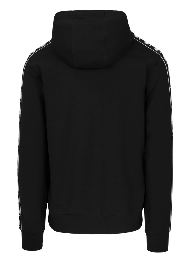 Bluza męska z kapturem Pitbull Pit Bull Tape Nugget ZIP czarna