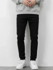 Spodnie męskie Jeans Jigga Wear Mini Haft Logo czarne