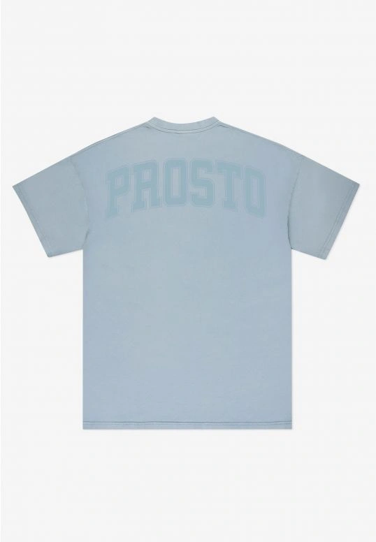 Koszulka męska t-shirt oversize Prosto Zont jasno niebieska