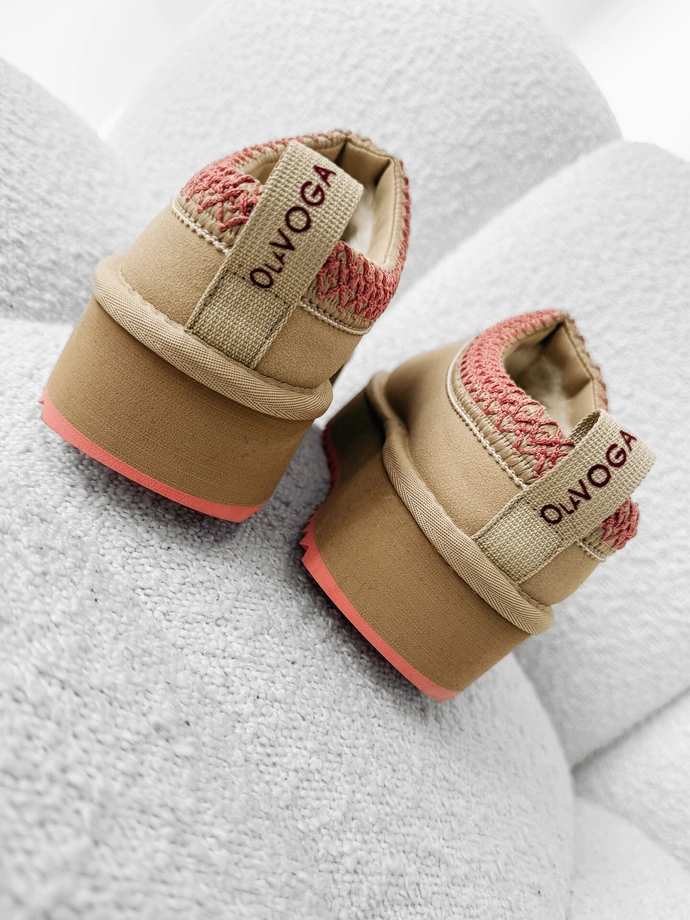 Buty damskie Olavoga Cusie beżowe