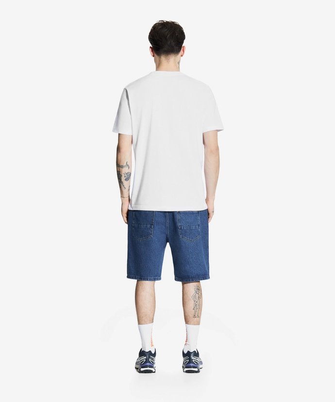 Spodenki męskie jeansowe Prosto Jang Regular niebieskie