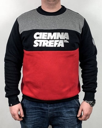 Bluza Ciemna Strefa RPK CS Klasyk grey/black/red
