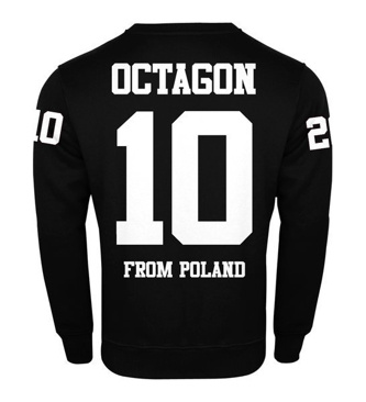 Bluza Octagon "10" crewneck black