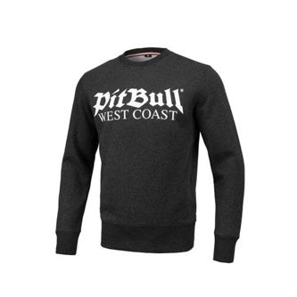 Bluza bez kaptura Pitbull Old Logo 19 crewneck charcoal melange