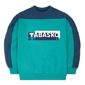 Bluza męska Tabasko Two Colours crewneck turkusowa