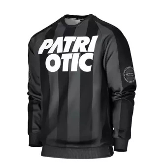 Bluza męska klasyczna Patriotic CLS Football crewneck czarna