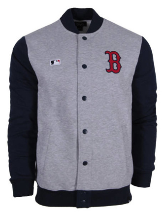 Bluza rozpinana 47 Brand MLB Boston Red Sox grey