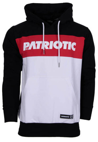 Bluza z kapturem Patriotic Football II hooded white/red